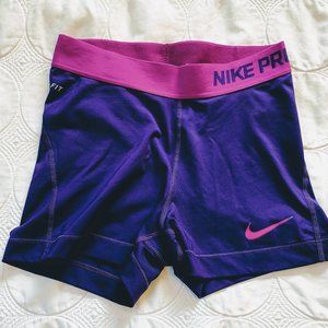 {Nike} Pro Dri-Fit Compression Shorts Small